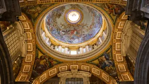 Baroque Dome Fresco Wallpaper