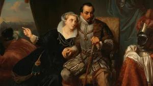 Baroque Era Dramatic Portrait Wallpaper