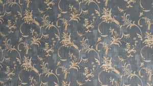 Baroque Floral Pattern Wallpaper