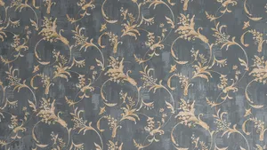 Baroque Floral Pattern Wallpaper