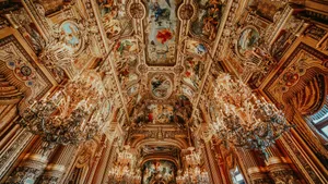 Baroque Palace Interior Wallpaper