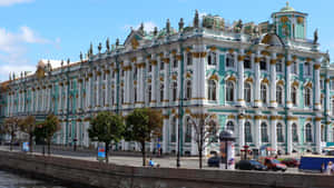 Baroque Style Palace Facade Wallpaper