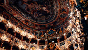 Baroque Theater Interior Wallpaper