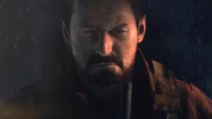 Barry Burton In Action Wallpaper