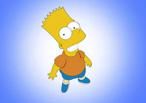 Bart Simpson Digital Art Wallpaper