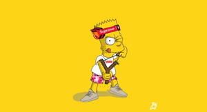 Bart Simpson Supreme Laptop Wallpaper