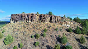 Basalt_ Cliff_ Geomorphology Wallpaper