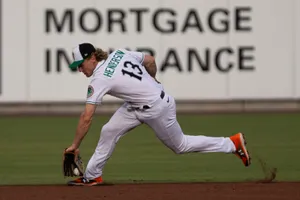 Baseball Infield Action Wallpaper