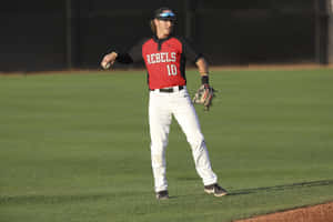 Baseball Infielder Action Rebels10 Wallpaper