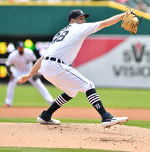 Baseball Pitcher In Action.jpg Wallpaper