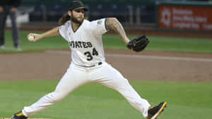 Baseball Pitcher In Action.jpg Wallpaper