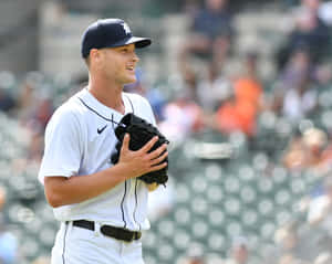 Baseball Pitcher Matt Manning Detroit Tigers Wallpaper