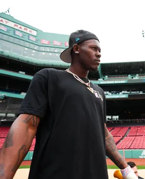 Baseball_ Player_ At_ Stadium Wallpaper