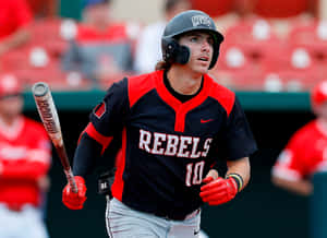 Baseball Player Bryson Stott U N L V Rebels Wallpaper