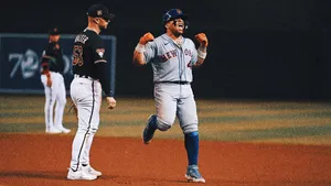 Baseball Player Celebration Moment.jpg Wallpaper