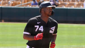 Baseball_ Player_ Eloy_ Jimenez_ Action_ Shot Wallpaper