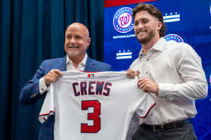 Baseball Player Jersey Reveal Wallpaper