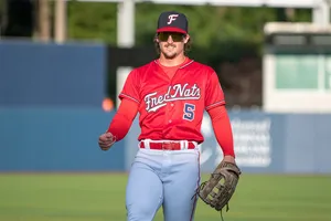 Baseball Player On Field Number5 Wallpaper