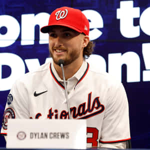 Baseball Player Press Conference Wallpaper