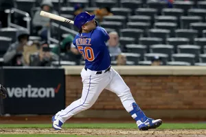 Baseball Player Swing Action Wallpaper