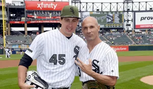 Baseball Playersat Stadium Wallpaper