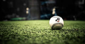 Baseballon Grass Artistic View.jpg Wallpaper