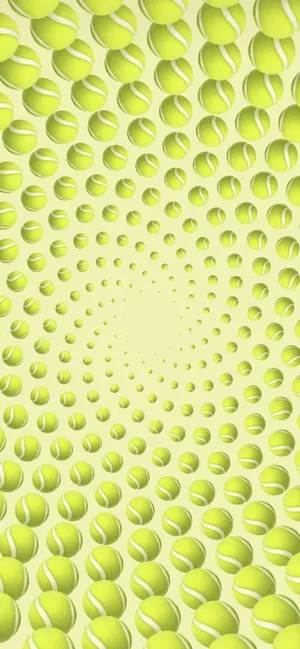 Baseballs Pattern Ios 16 Wallpaper