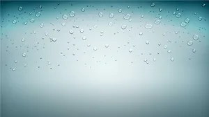 Basic Rain Blue-green Wallpaper