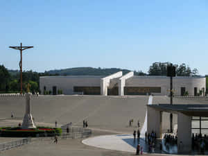 Basilica Inside The Fatima Sanctuary Wallpaper