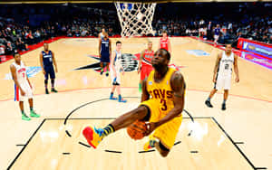 Basketball Action Shot Dunk Attempt.jpg Wallpaper