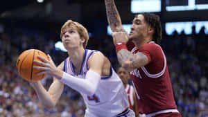 Basketball Action Shot Wallpaper