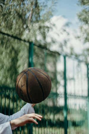 Basketball Balance Aesthetic.jpg Wallpaper