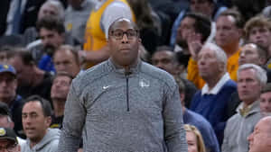 Basketball Coach Court Sidelines Wallpaper