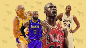 Basketball Legend In Action Wallpaper