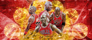 Basketball Michael Jordan Different Emotions Wallpaper