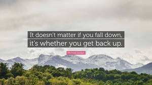 Basketball Motivation Get Back Up Wallpaper