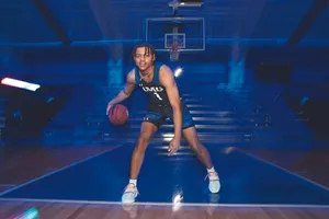 Basketball Player Action Shot Wallpaper