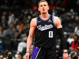 Basketball Player Donte Di Vincenzo Sactown Jersey Wallpaper