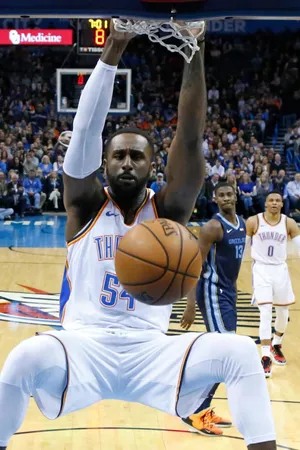 Basketball Player Dunking Motion Wallpaper