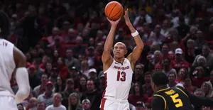 Basketball Player Free Throw Arkansas13 Wallpaper