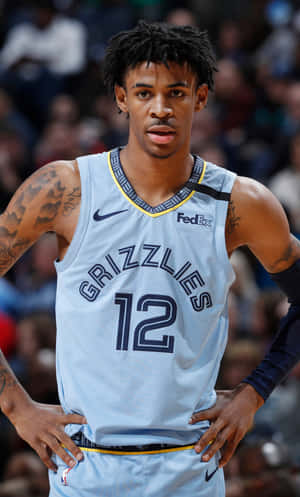 Basketball_ Player_ Grizzlies_ Uniform_12 Wallpaper