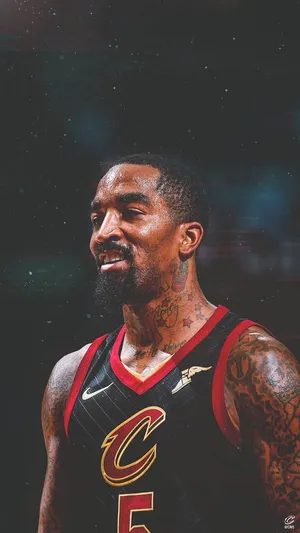 Basketball Player In Action Cleveland Cavaliers Wallpaper