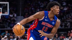 Basketball_ Player_ In_ Action_ Detroit_13 Wallpaper