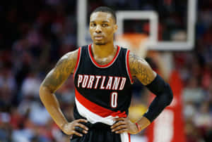 Basketball Player Portland Jersey0 Wallpaper