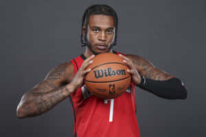 Basketball Player Portrait Cam Whitmore Wallpaper