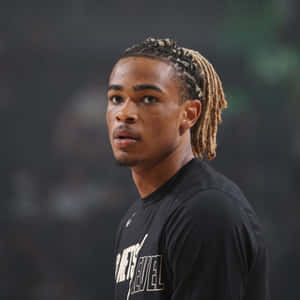 Basketball Player Profile Portrait Wallpaper