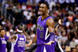 Basketball Player Reaction Sacramento Kings Wallpaper