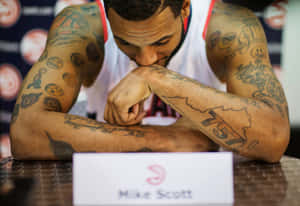 Basketball Player Tattoo Showcase Wallpaper