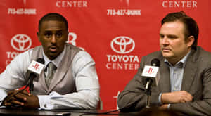 Basketball Press Conferenceat Toyota Center Wallpaper