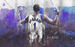 Basketball Star Tracy Mcgrady Wallpaper